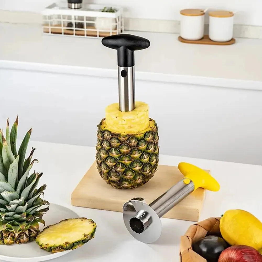 Épluche-ananas en inox 2-en-1